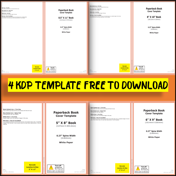 KDP COVER TEMPLATE BUNDLE
