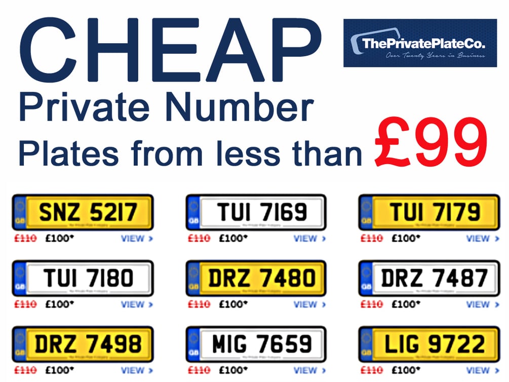 Private plates online cheap