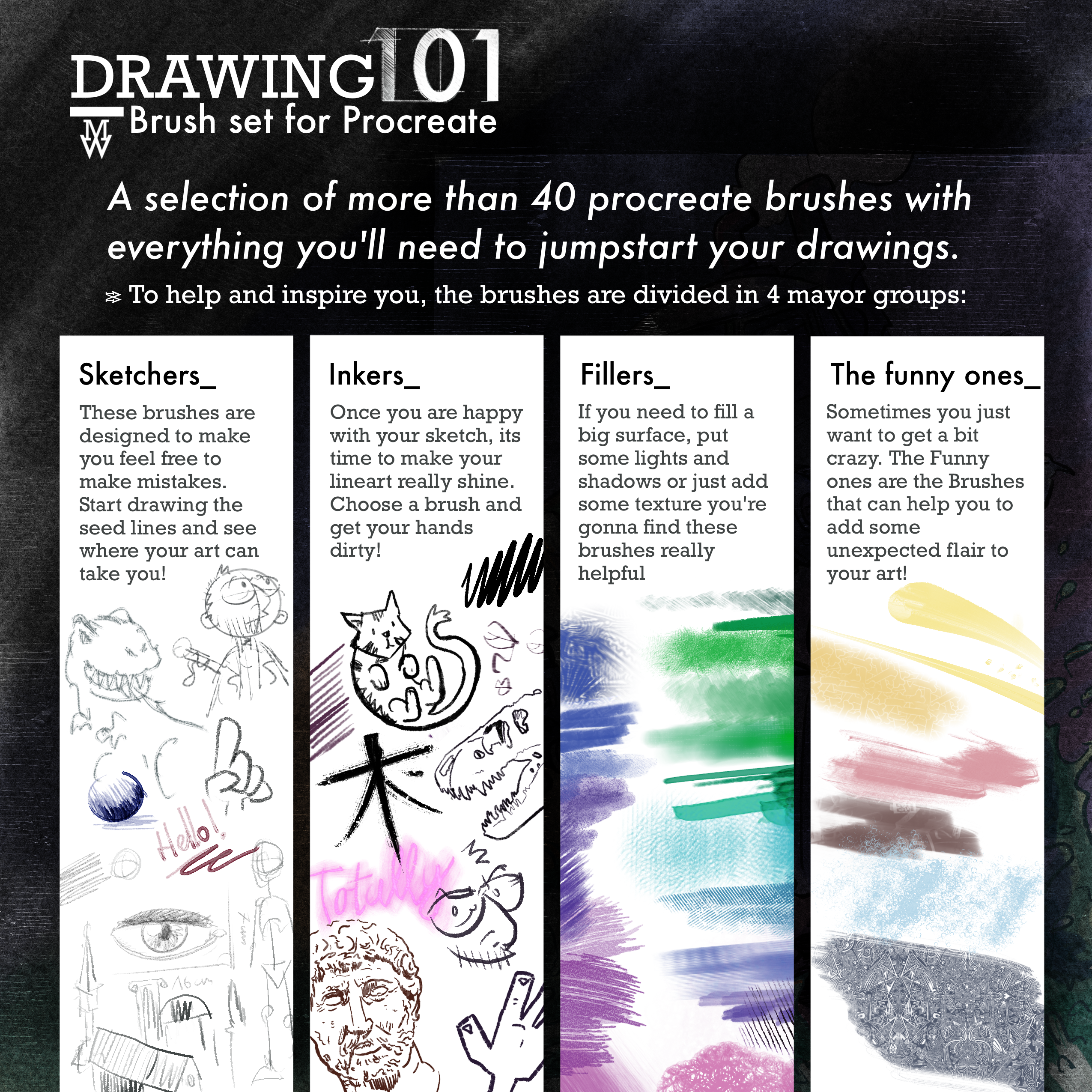Brush Set Water Brush Procreate Water Paint Brush Procreate The Watercolor  MaxPack Brushes For