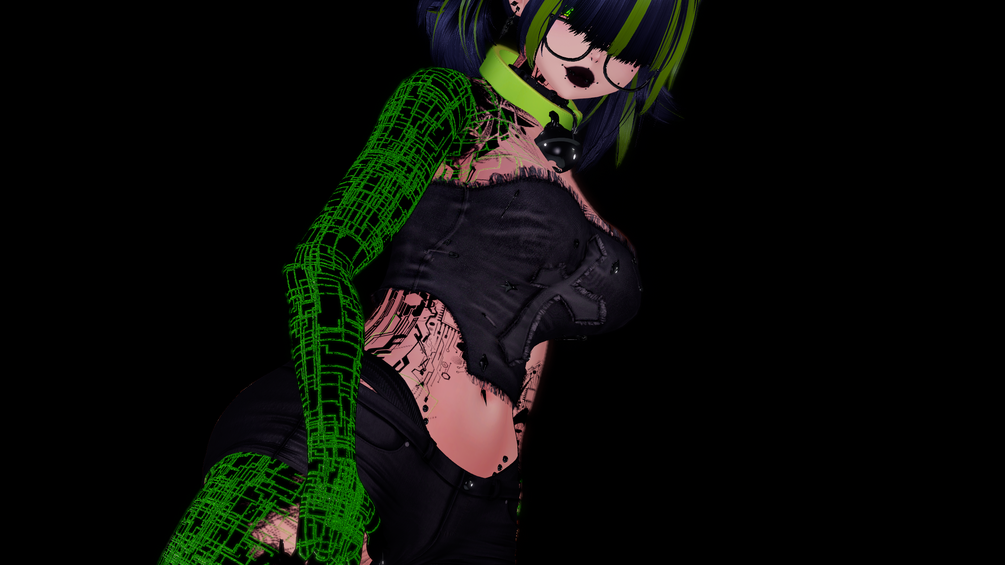 | Corrupted Circuits | 4K Textures | Tori + VRBase (E-Girl and Anime) | 