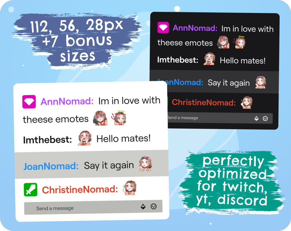 Demon Girl Emotes | Twitch and Discord Emotes | Instant Download | Cute  Girl Emotes | Devil Girl Emotes