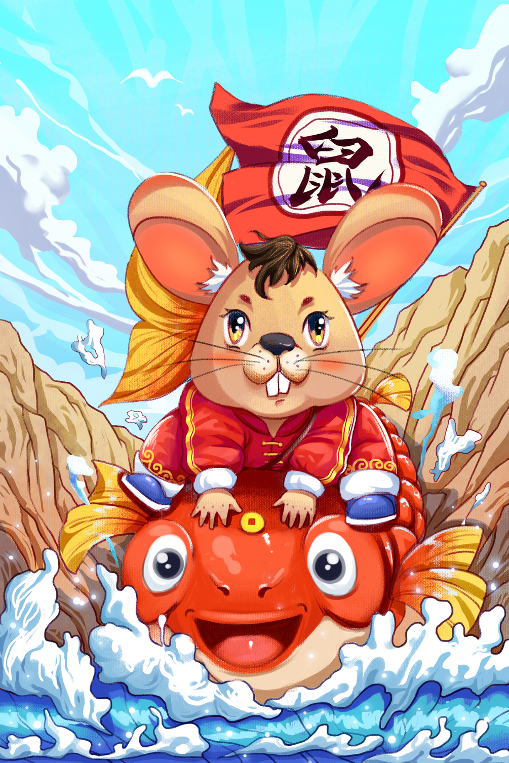 the-year-of-the-red-mouse-chinese-style-spring-festival-new-year