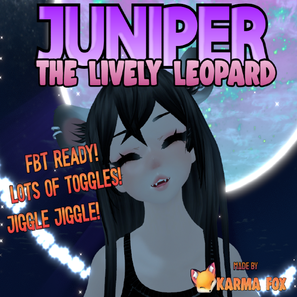 Juniper the Lively Leopard VRChat & VRM