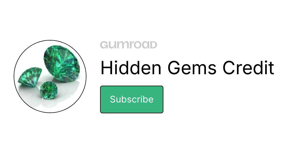 Hidden Gems Credit