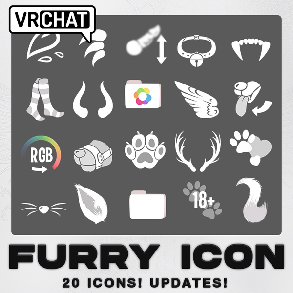【 VRCHAT Furry CUSTOM Icons 】
