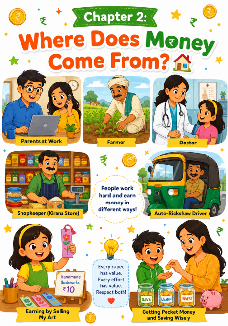 My First Money Book — Your Fun Guide to Money, Saving & Growing Rich preview image 7
