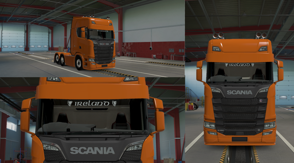 Ireland. Scania S & R top windshield by will tJ