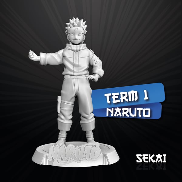 Naruto Sculpture - Sekai 3D Models - Tested and Ready for 3D printing