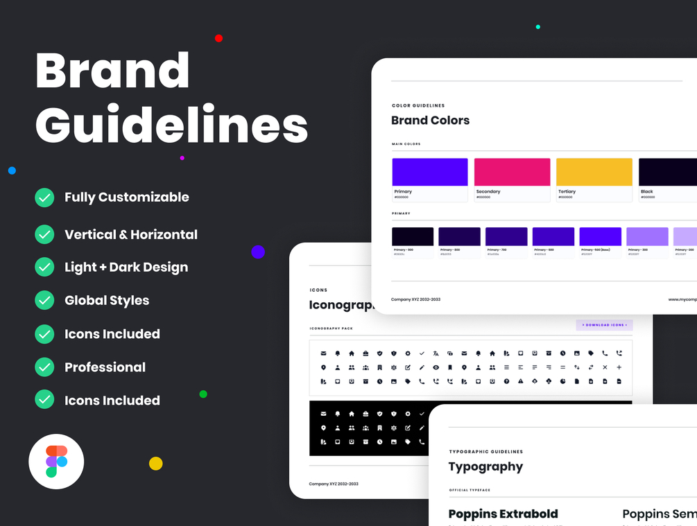 Brand Guidelines Template for Figma