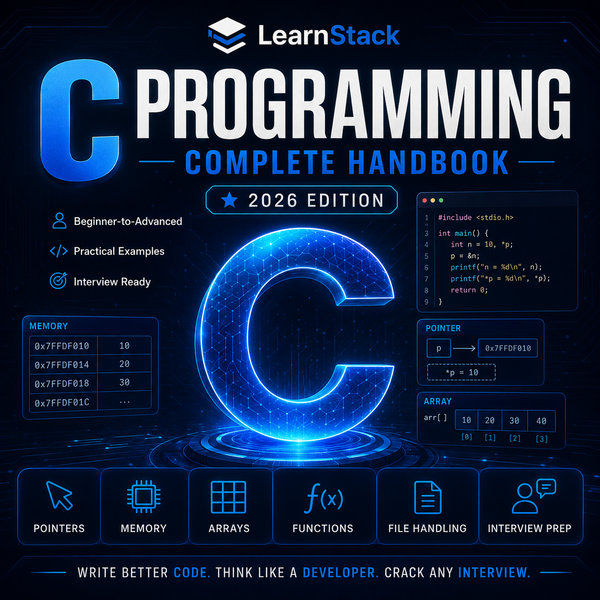C Programming Complete Handbook — Professional Programming Handbook Series cover by LearnStack