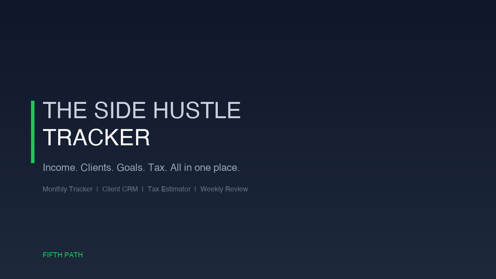 The Side Hustle Tracker