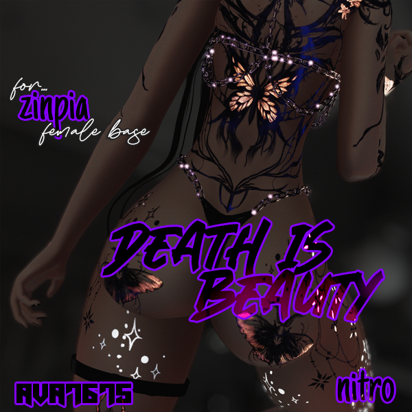 Death is Beauty  -  Texture for Zinpia Zin Fit Heeled (NITRO)
