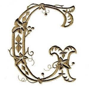 fancy victorian alphabet