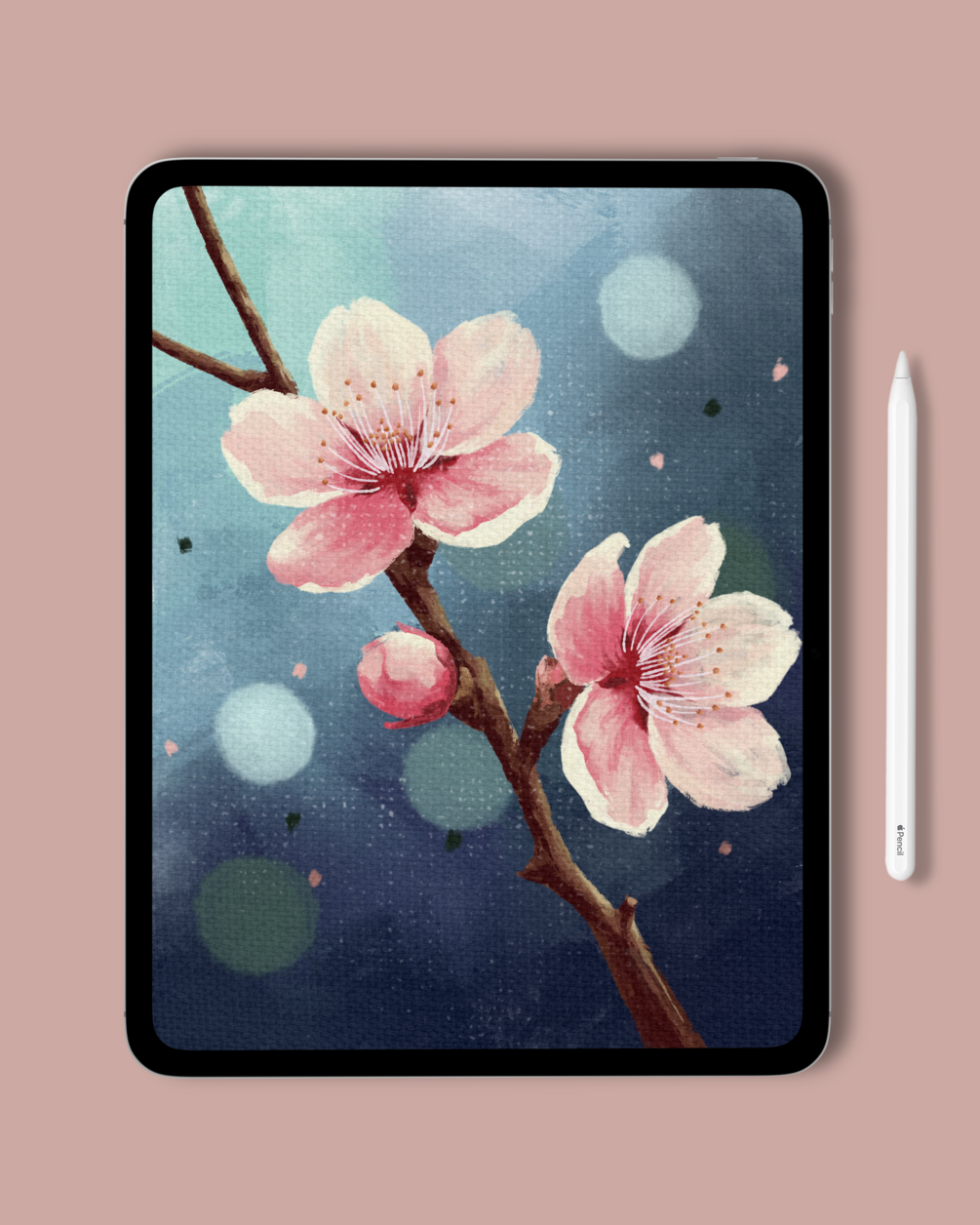 Cherry Blossom Painting Tutorial Bundle