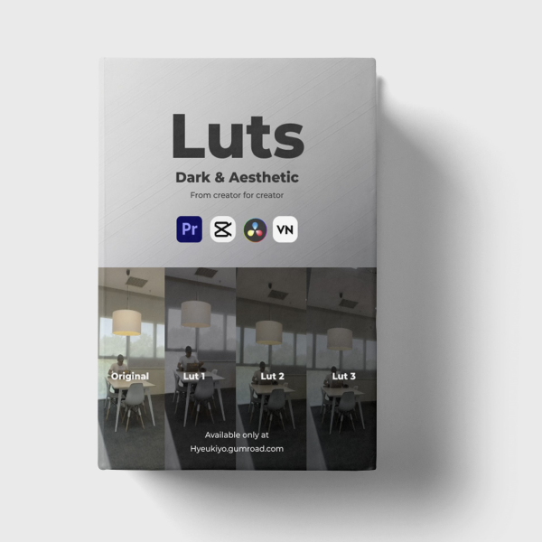 Dark & Aesthetic Luts pack