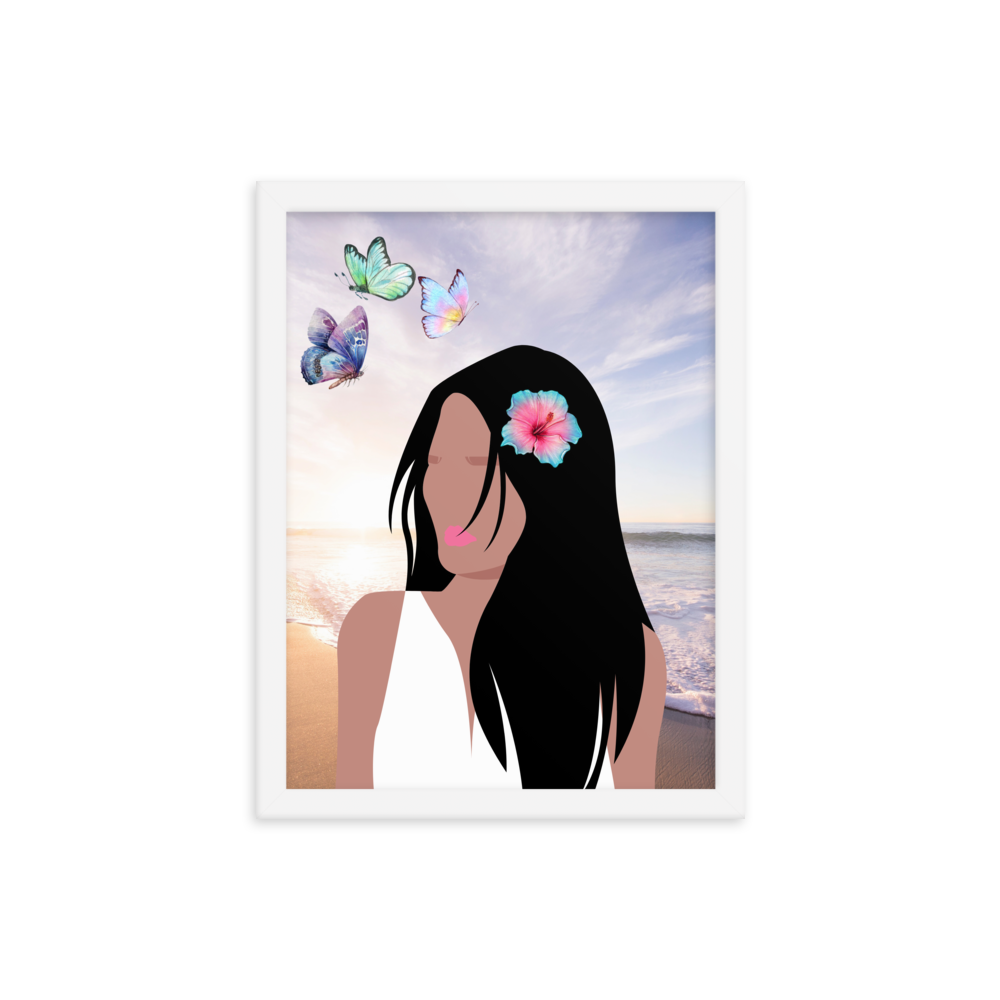 Framed poster 12x16 30x40cm