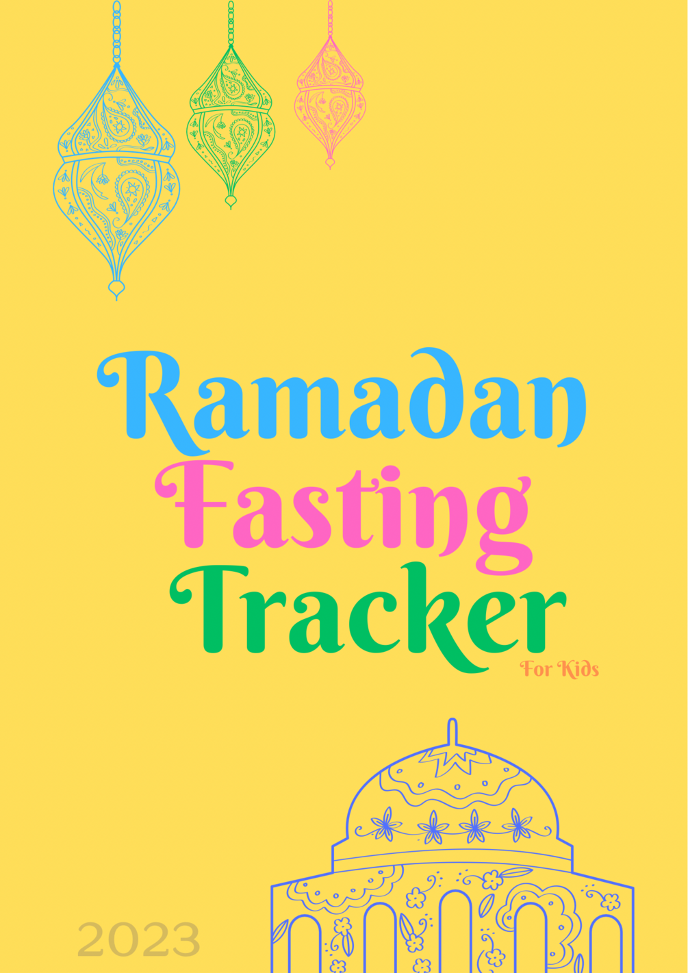 Kids ramadan fasting tracker