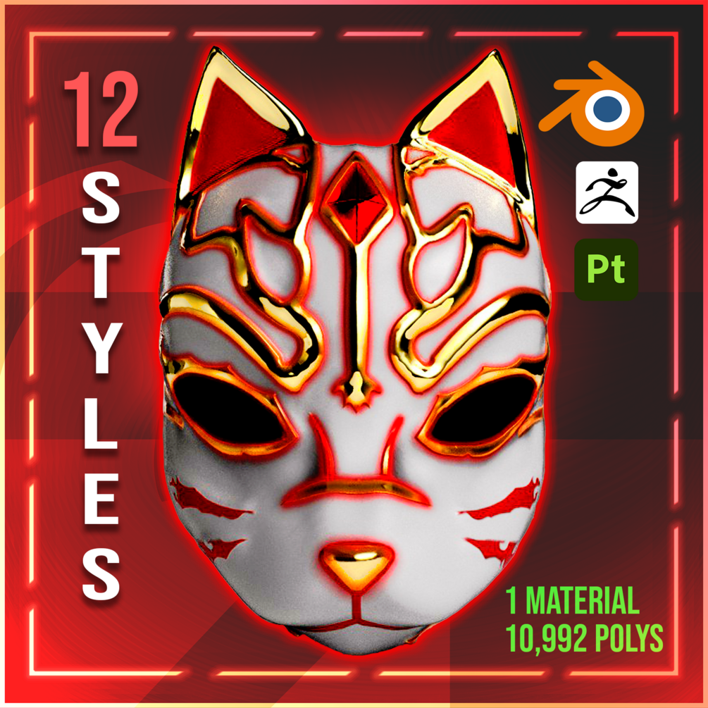 Kitsune Mask