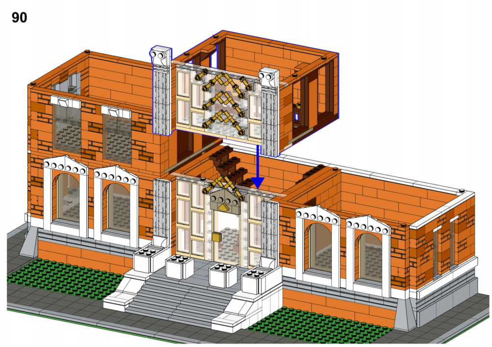 LEGO MOC Modular Back to the Future Clock Tower by benbuildslego