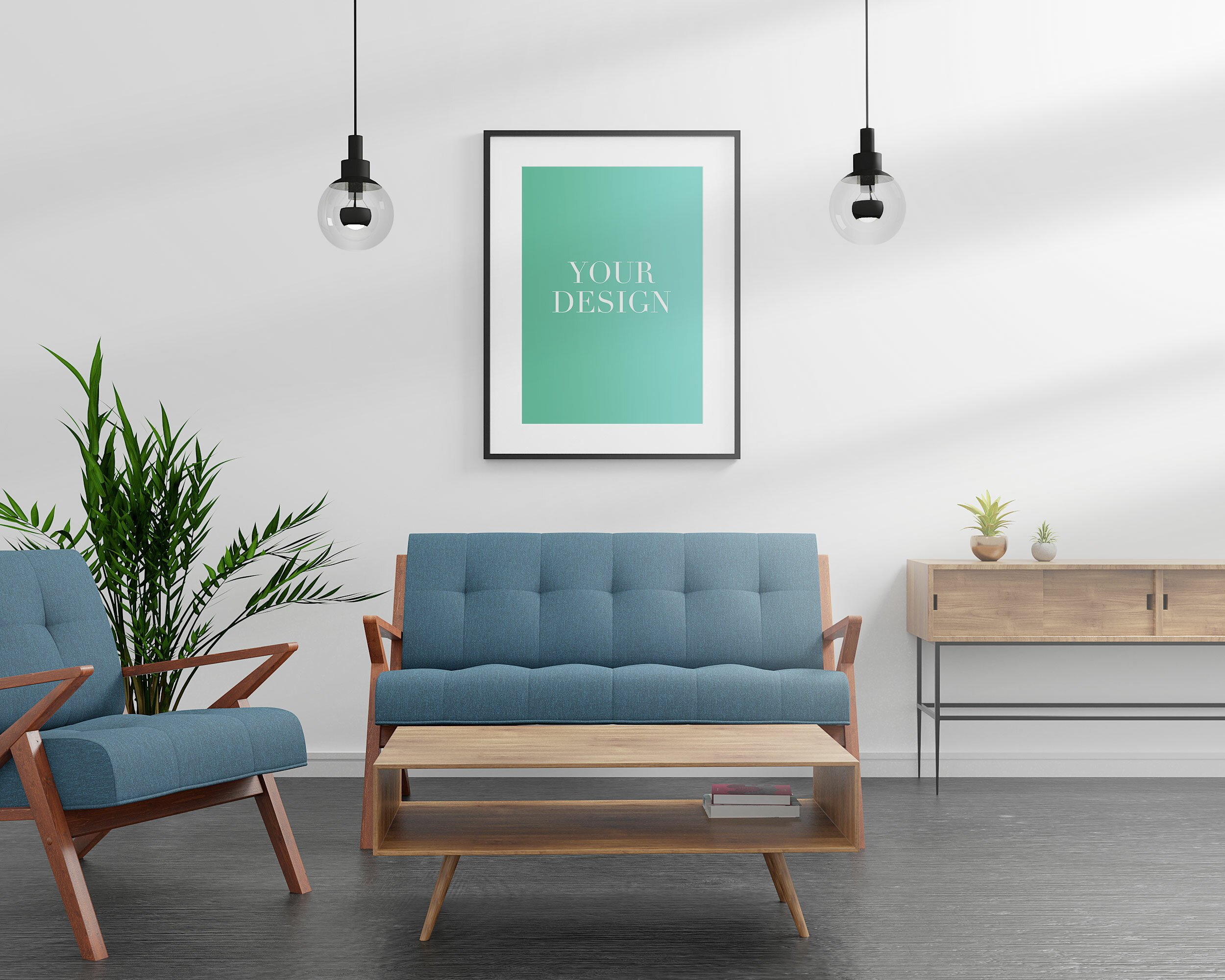 FREE: Interior Poster Mockup Nr. 5