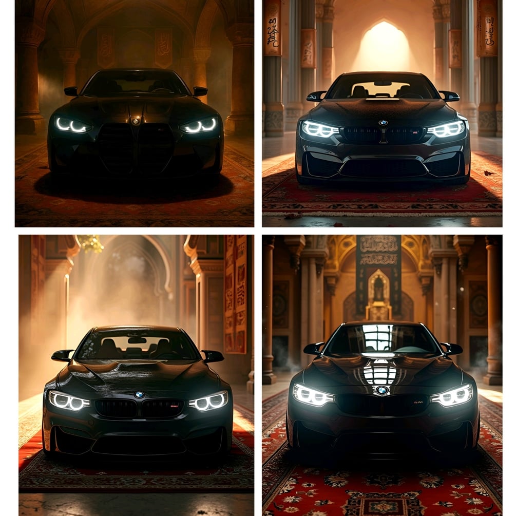 BMW Demon 4K Wallpaper Bundle (4 Variations) — Persian Garage Aesthetic ...