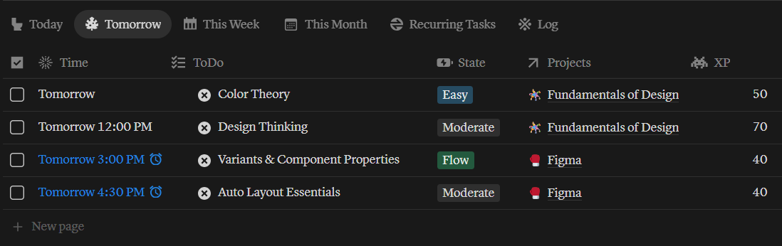 Task Planning