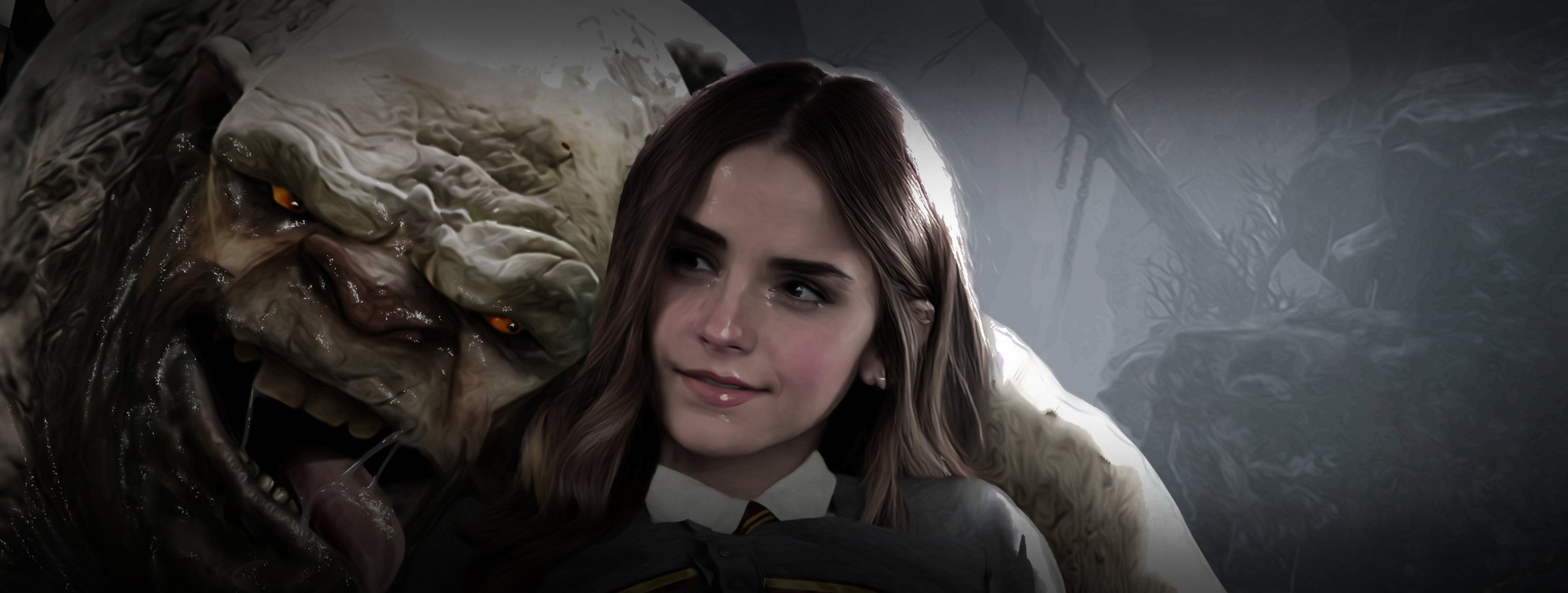 Hogwarts; the troll challenge