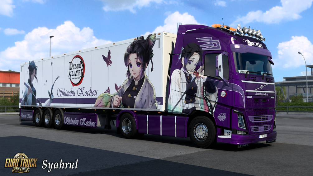 [ETS2] Shinobu Kochou | Demon Slayer [Combo Skin] by Syahrul Itasha Truckstyling 痛トラック