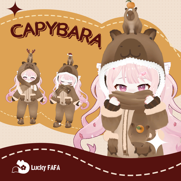 capybara for Lucky|VRCHAT by 幸运花花Lucky