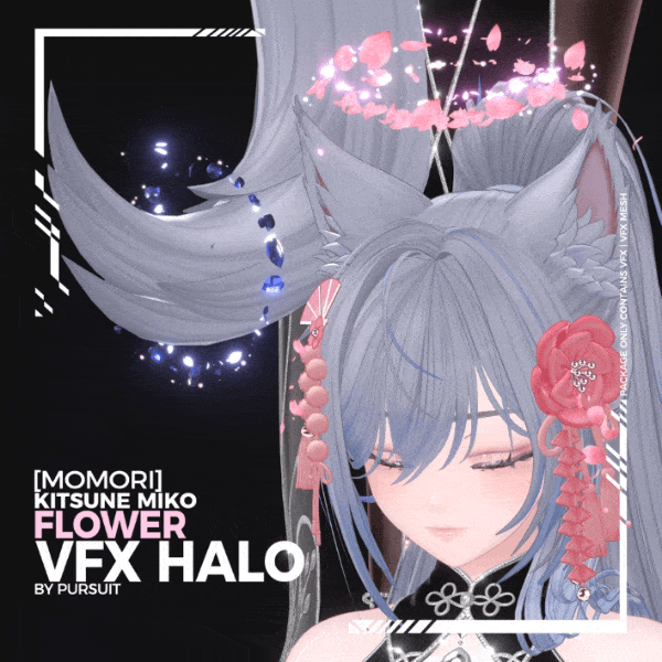 Flower VFX halo + Bonus Gift (Glass Petal  Ver.) (4$ DISCOUNT IN SERVER-PAYHIP-ONLY)