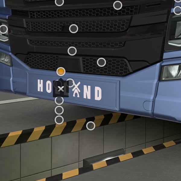 *[libox tuning part] Scania NG front bumper Holland lightbox by WC007 D3SIGN