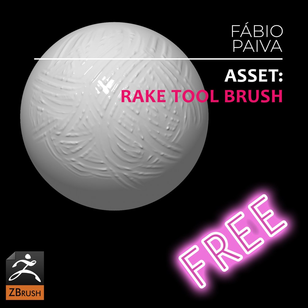 fine rake brush zbrush