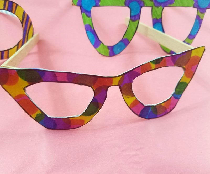 Paper Eyeglasses, Kids' Crafts, Fun Craft Ideas