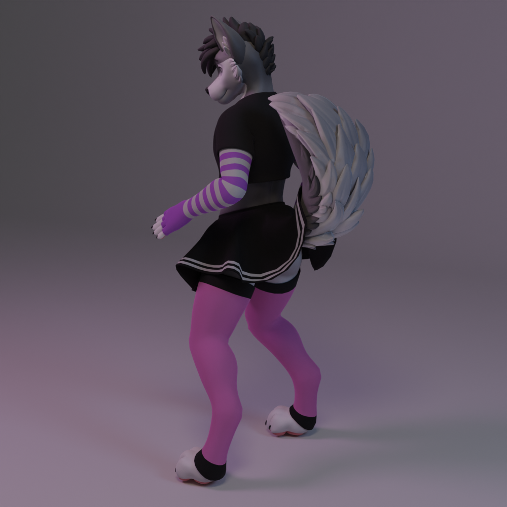 Femboy Clothing For Chaos Canine by SilentisGold -- Fur Affinity