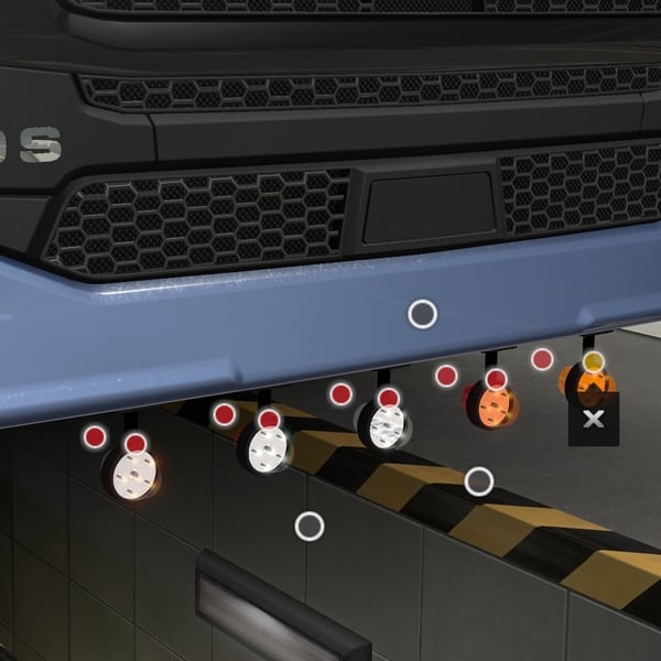 ´[addon] Front mudflap Led lights addons by WC007 D3SIGN