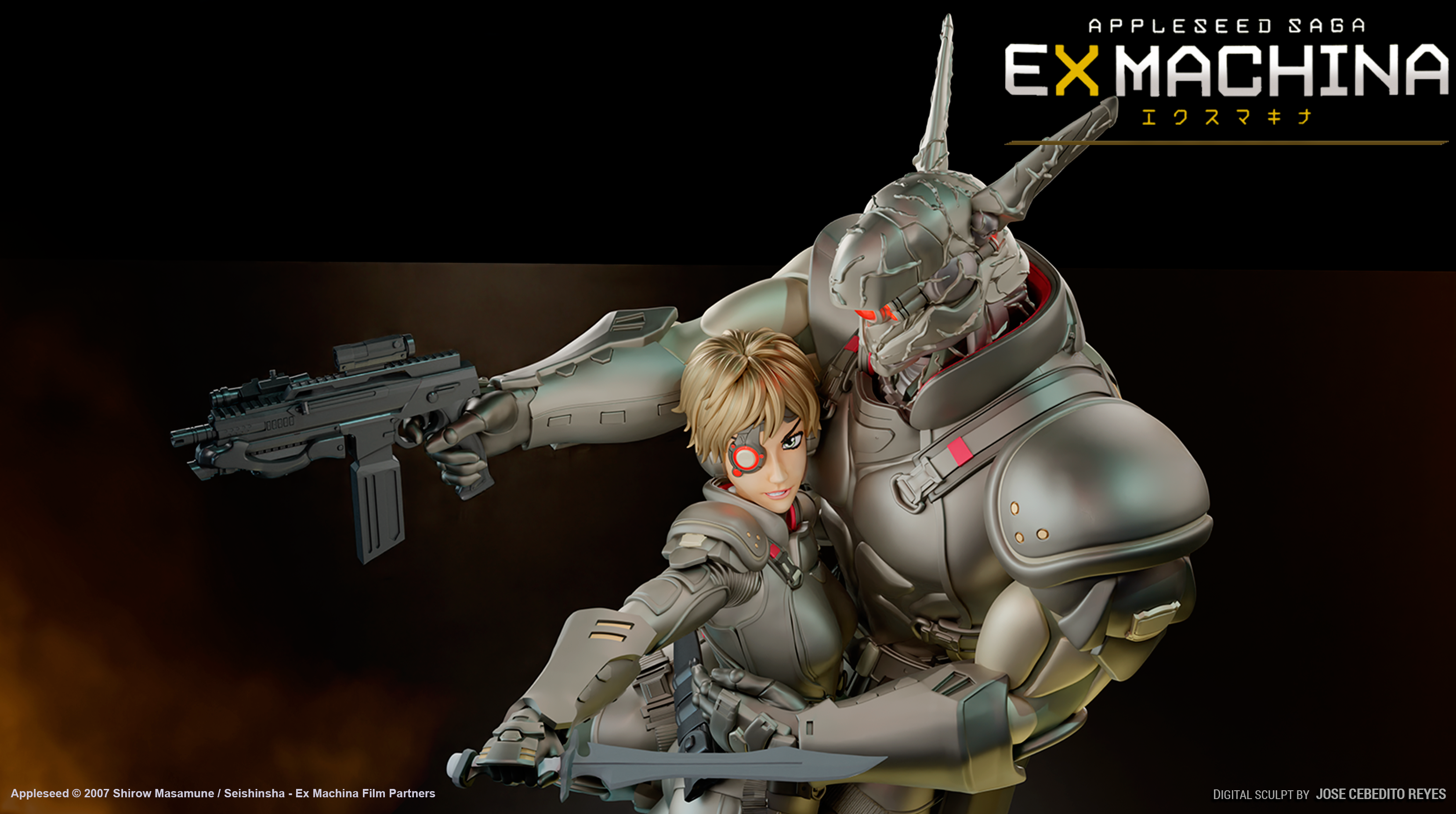 Appleseed Ex Machina 1/6 scale printing - Personal use only