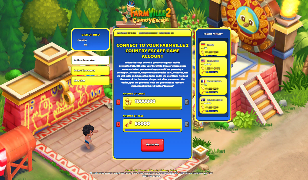 FarmVille 2 Country Escape Cheats Guides for more coins and