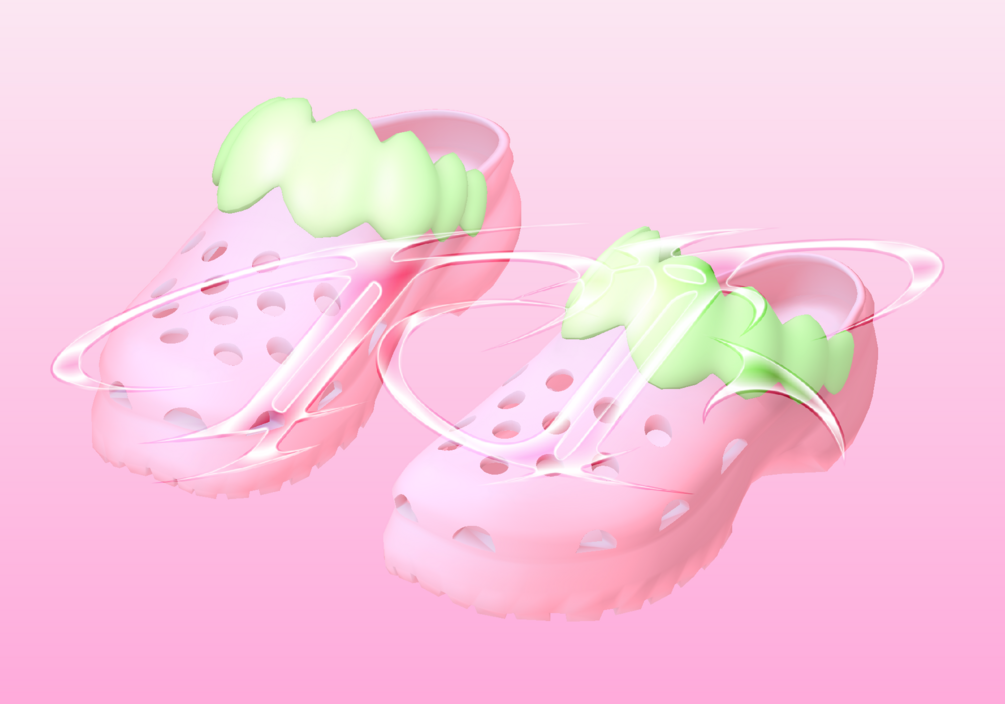 Strawberry crocs for sale hot sale