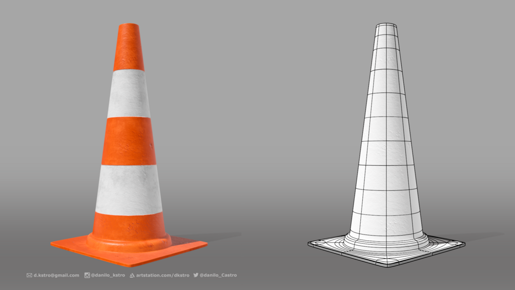 Traffic Cone | Free Asset