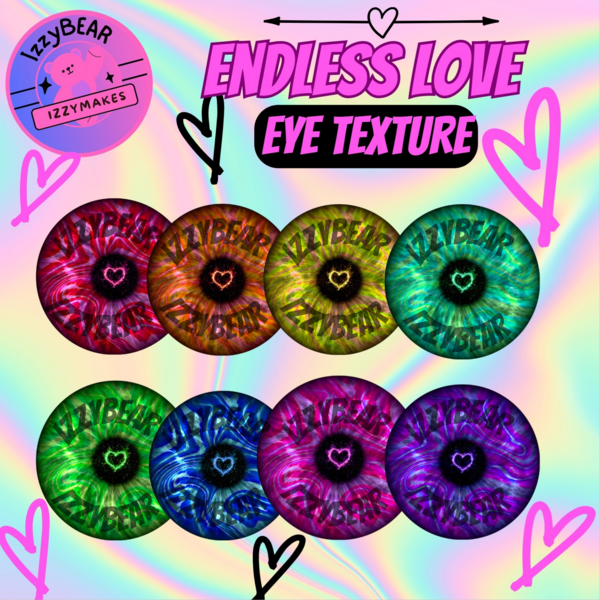  Heart Eye Textures - Endless Love