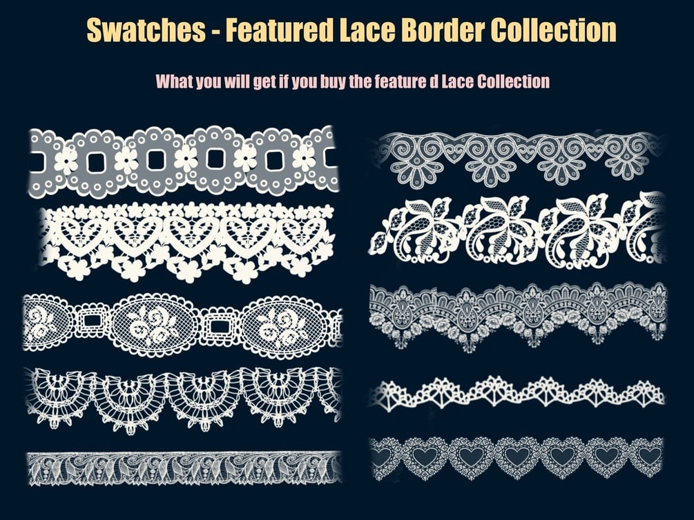 Lace Photoshop Brush