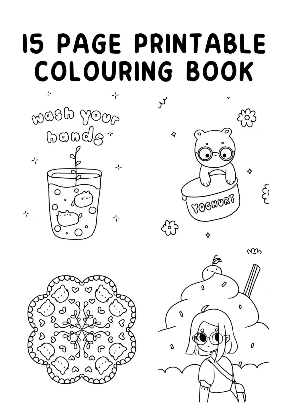 FREE Printable coloring book