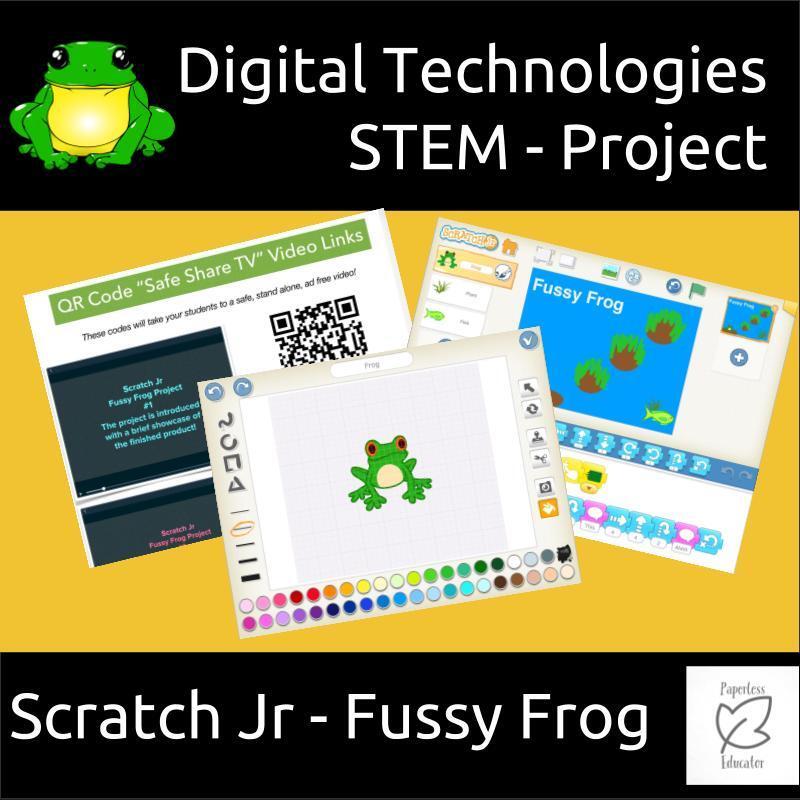 A Scratch Jr Coding Project For Beginners Fussy Frog Digital