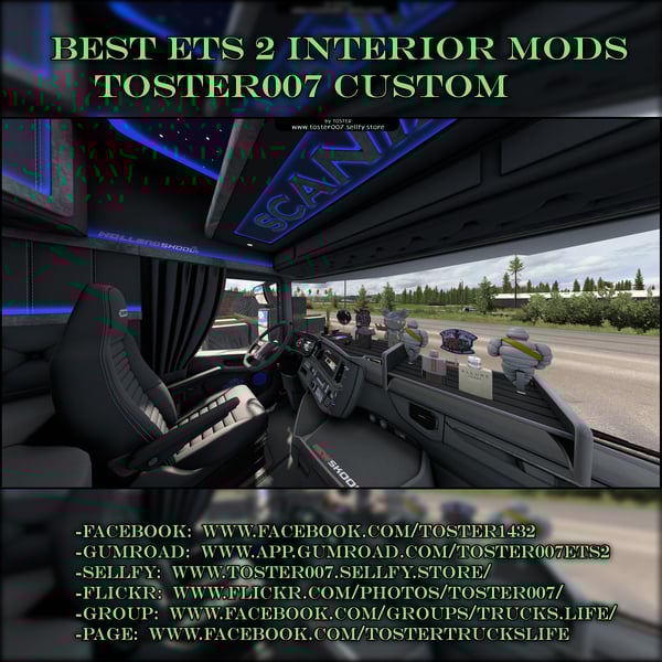 Interior Dashboard Table Scania S/R Next Gen ETS 2 by Toster007