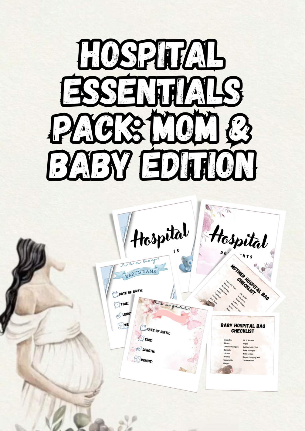 Ultimate Maternity Hospital Prep Kit: BABY BOY