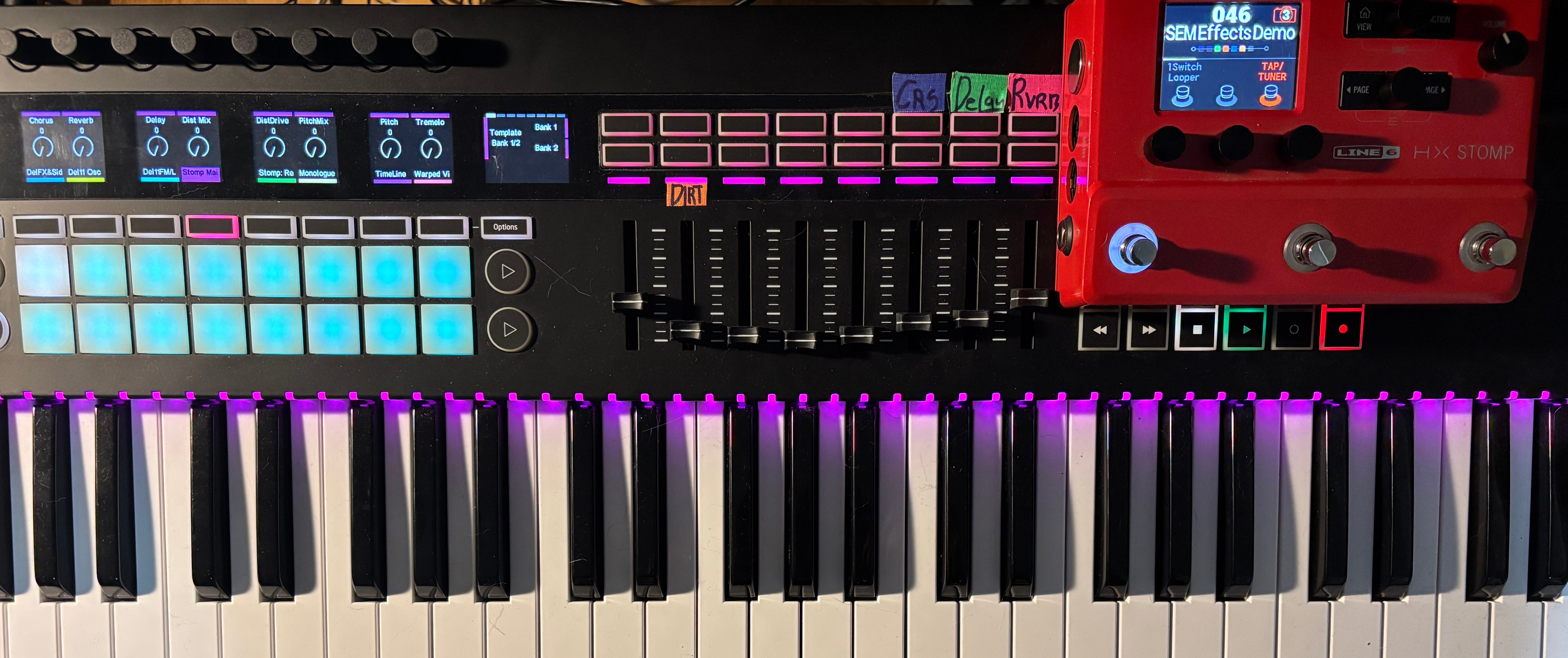 Novation SL MIDI Control for HX Stomp & Helix