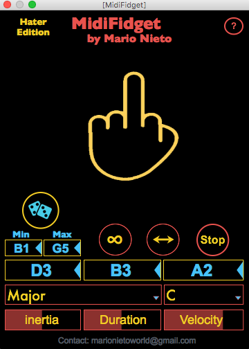 MidiFidget (Hater Edition) by Mario Nieto