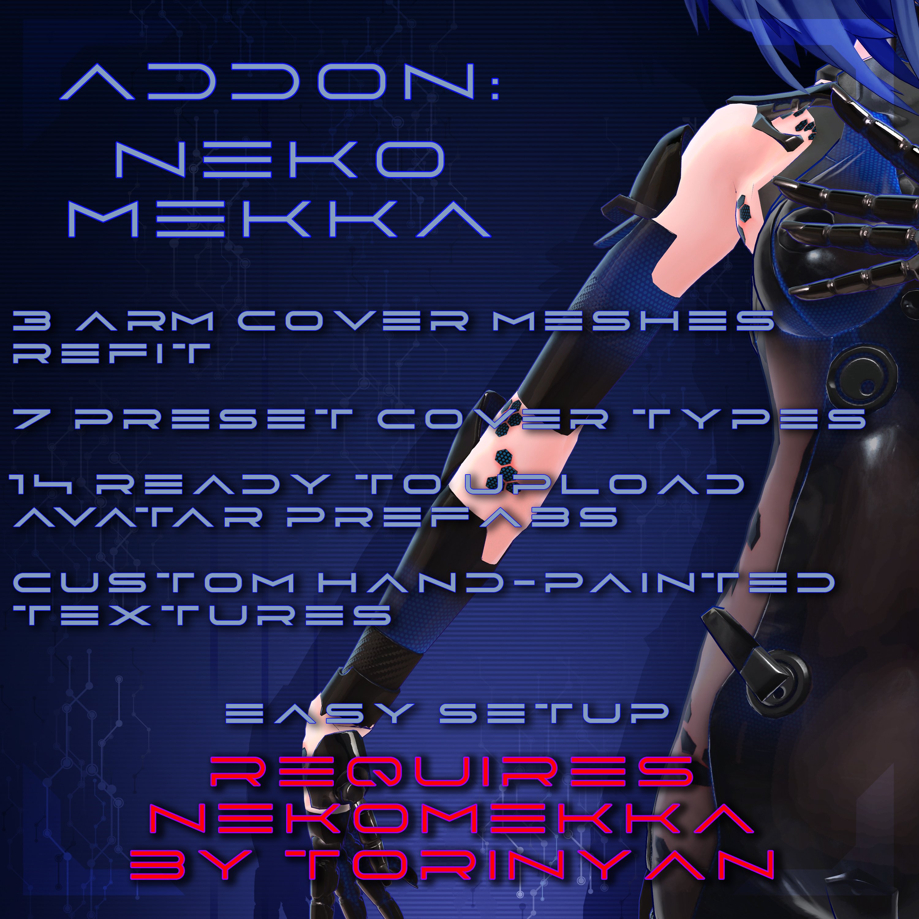 VRC] Runa's (+MimiRuna) Soft & Smooth Joint Covers Set