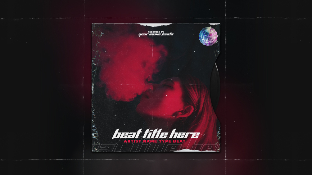 Vinyl - Type beat cover art & YouTube thumbnail templates