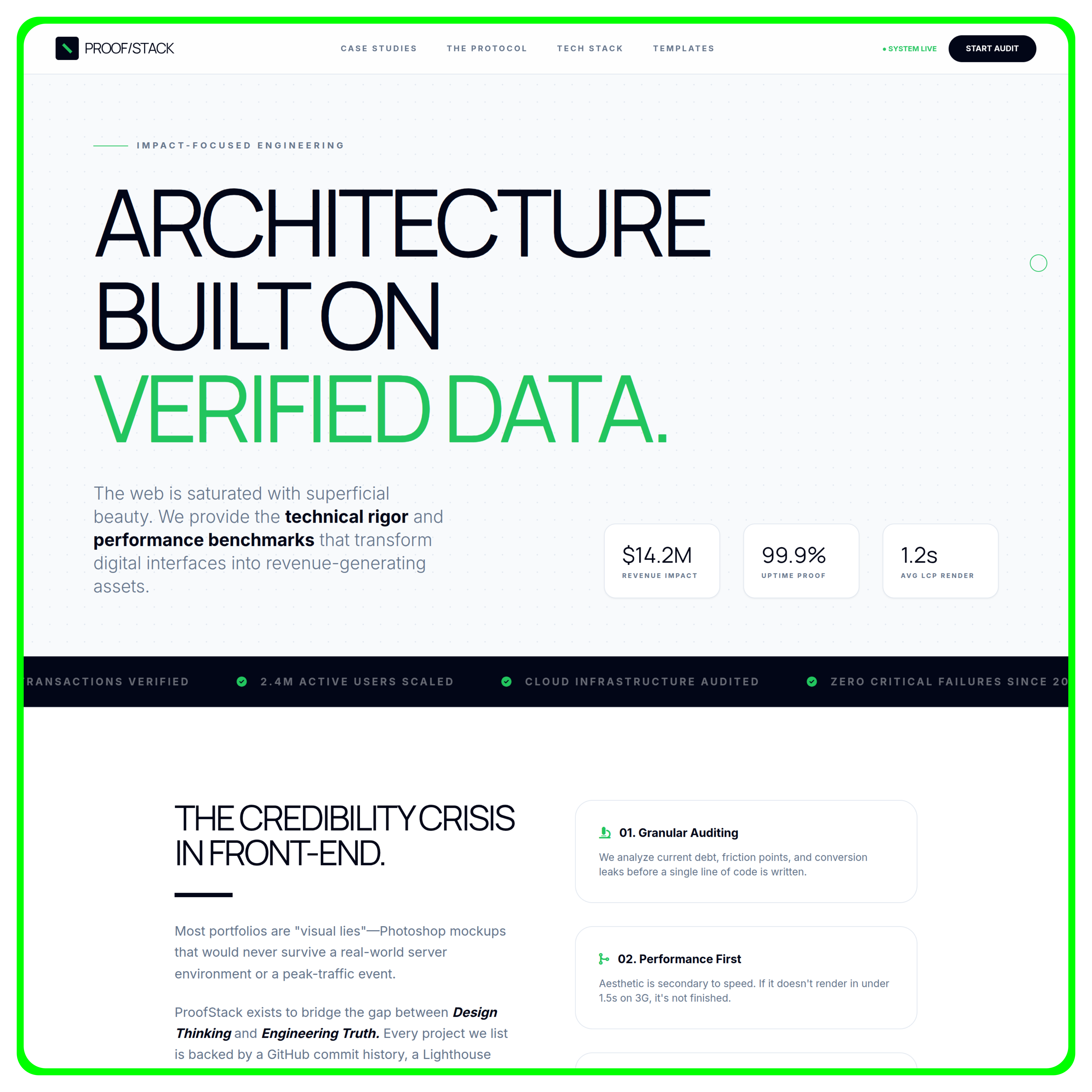 ProofStack Metrics & Impact Section